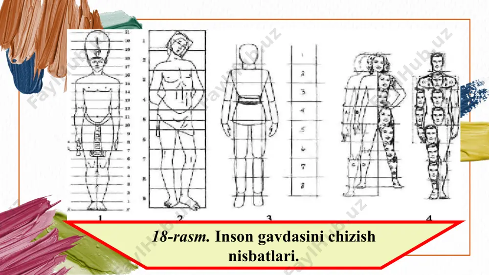 harakatdagi odam, sportchi gavdasini grafik va haykaltaroshlik usulida tasvirlash 6-sinf - Page 4