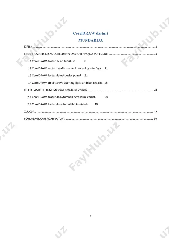 iqiy, hajmli harakatlanuvchi tasvirlarni yaratishga imkon beradi. bu programmaviy mahsulotlar reklamalar ishlab chiqaruvchi vositalar hisoblanib, san`at va multimediya texnologiyasi soxalarida qo’llaniladi. bundan tashqari namoyish grafikasiga, geometrik modellashtirishga, grafik interfeyslarni loyihalashga, animatsiya (hayvonlar tasviri bilan ishlash)ga va ko’zga ko’rinuvchi (vizualniy) harakatni ko’rishga katta e`tibor berilmoqda. “kompyuter grafika” birinchi navbatda informatika fani bilan bog’liqdir. kompyuterda oddiy operatsiyalar majmuasini bilmasdan turib kompyuter grafikasini o’zlashtirib bo’lmaydi. demak, ta’lim tizimida avval informatika fani talabalar tomonidan o’zlashtirilishi lozim ekan. keyingi talab o’rganiladigan grafik dasturini talabidan kelib chiqadi. coreldraw, adobephotoshop, microsoft visio grafik dasturlari chizma yaratish bilan bog’liq bo’lganligi uchun ham chizmachilik, geometriya, chizmachilik fanining nazariyasi hisoblanmish geometriya kabi aniq fanlarni va oddiy geometrik yasashlar (aylanani teng bo’lalarga bo’lish, aylanani yoyi, urinma, burchak bissektrissalarni o’tkazish, perpendikularlik va paralellik xossalari…)ni bilish talab etiladi. aks holda o’zimiz buyruqlar majmuasini noto’g’ri berib dasturdan biron bir amalni bajarishini talab etishimiz o’rinsiz. qisqa qilib aytganda coreldraw, adobephotoshop,microsoft visio grafik dasturlarini o’rganishda dastlab …