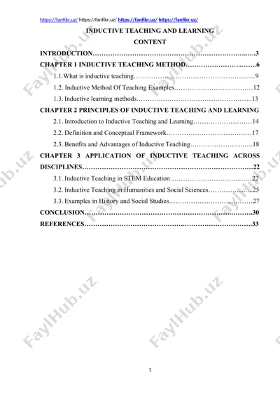 inductive teaching and learning — DOCX
