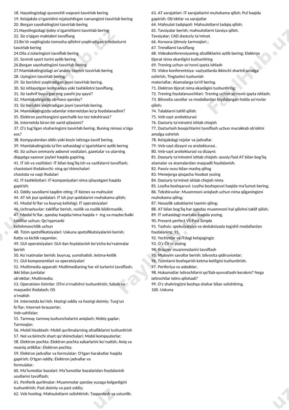 ompanies do; 43. present simple questions; it businesses and product 44. it workplace rules: discussing it workplace rules; 45. modal verbs and the imperative; it operations 46. meetings: making suggestions, agreeing and disagreeing; 47. modal verbs, how about/what about + -ing and maybe/perhaps for suggestions; i’m afraid for disagreeing 48. system specifications: giving hardware specifications; large and small numbers; 49. gui operations: giving instructions for using a gui 50. giving instructions: imperatives, softeners, sequencers 51. gui components and operations 52. multimedia hardware: describing different types of multimedia; sentences with two objects; multimedia; 53. operating systems: explaining os installation; expressing reason and purpose; os installation 54. internet browsing; present simple vs. present continuous; stative verbs; internet browsers; web pages; 55. network: defining networking concepts; relative clauses; networks; 56. mobile computing: explaining advantages of mobile devices 57. zero and first conditionals; mobile computing; 58. email: specifying about emails; definite and indefinite articles; …