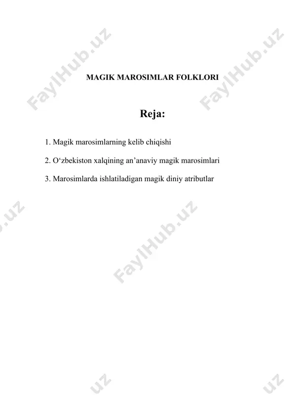 xudolar va fir'avnlarga bag‘ishlangan bo‘lib, ular ma'badlar va piramidalar atrofida o‘tkazilgan. gretsiya va rimda esa magik marosimlar natijada diniy va falsafiy oqimlarga singib ketgan. 2 500 yil oldin yashagan platon va aristotel kabi faylasuflar magik kuchlarni ijtimoiy va tabiat hodisalariga bog‘laganlar. rim imperiyasida esa magik amaliyotlar odatda davlat va harbiy sohalarda keng qo‘llanilgan. ko‘plab diniy kitoblar va matnlar magik marosimlarni tasvirlab bergan. misol uchun, talmud, injil va qur'onda sehrgarlikka oid ogohlantirishlar berilgan bo‘lsa-da, ayrim ma'lumotlarida magik elementlar mavjud. islom dinida esa sehrgarlik va afsun qattiq qoralangan bo‘lib, islomshunoslar tomonidan bu holat fitna va shaytoniy amallarga bog‘langan. qadimgi osiyo xalqlari, ayniqsa tibet buddizmi va hinduizmda, magik amaliyotlar kundalik hayotning muhim qismi bo‘lib, ular turli ibodatlar, mantralar va meditatsiya shakllarida namoyon bo‘lgan. hindistonda yashovchi ajdodlar 4 000 yil oldin rigveda kabi qadimiy diniy matnlar orqali tabiat hodisalarini magik usullar orqali tushunishga harakat qilar edi. afrikada magik marosimlar ko‘pincha an'anaviy dinlar kontekstida amalga …