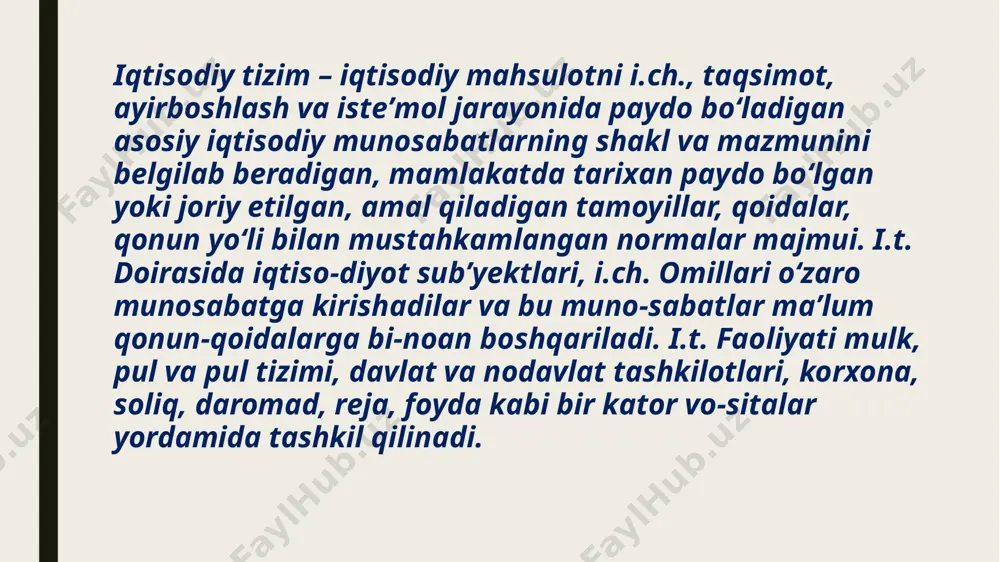 r. ingiliz tilida bu atama software yaʼni „soft“ — yumshoq, „ware“ — „mahsulot“ degan maʼnoni bildiradi. vazifalarni bajaruvchi dasturlar kiradi: task manager (windows osda mavjut)), 2-amaliy (unga foydalanuvchiga aniq bir foydalanish sohasida maʼlumotlarga ishlov berish va qayta ishlashni amalga oshiruvchi dasturlar, masalan : microsoft office, adobe cc), 3-uskunaviy dasturlar (bular dasturlassdir). hisoblash tizimi (kompyuter va tarmoqlar) tarkibi. hisoblash tizimi tarkibi konfigurasiya deb ataladi. odatda hisoblash texnikasining apparat va dasturiy vositalari alohida olib o’rganiladi. shuning uchun ham mos ravishda hisoblash tizimlari apparat konfigurasiyasi va dasturiy konfigurasiyasi alohida olib o’rganiladi. bunday bo’linish axborot texnologiyalari uchun muhim ahamiyatga egadir, chunki ko’p xollarda alohida olingan masala echimini ham apparat, ham dastur vositalari yordamida ta’minlash mumkin. apparat ta’minoti. hisoblash tizimlarining apparat ta’minoti tarkibiga, apparat konfigurasiyani tashkil etuvchi qurilma va asboblar kiradi. zamonaviy kompyuter va hisoblash majmua (kompleks)lari blok-modulli konstruksiya (tuzilish)dan iborat. ma’lum ishlarni bajarishga zarur bo’lgan apparat konfigurasiyani tayyor blok va qismlardan yig’ib olish mumkin. …