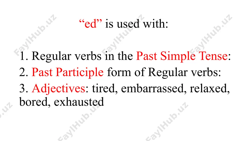 brushes, wishes, pushes, crashes, -ge: garages, wages, changes, ages, judges, arranges, challenges remember: after verbs ending in -sh, -ch, -s, -ss and -x, we add the -es to the end of the verb (in third person) and the pronunciation is - [iz]. the [s] sound if the last consonant of the word is voiceless, then the “s” is pronounced as [s]. examples of words ending in the [s] sound: -p/pe: cups, stops, sleeps, landscapes, types, telescopes -t/te: hats, students, hits, writes, graduates, institutes -k/ke: cooks, books, drinks, walks, likes, snakes -f: cliffs, sniffs, beliefs, laughs, graphs, apostrophes (the -gh and -ph here are pronounced like a [f]) -th: myths, tablecloths, months (voiceless th /ɵ/), baths, earths note: the consonants c, s, sh, ch and x are voiceless though they use the sibilants ending seen above. the [z] sound if the last letter of the words ends in a voiced consonant …