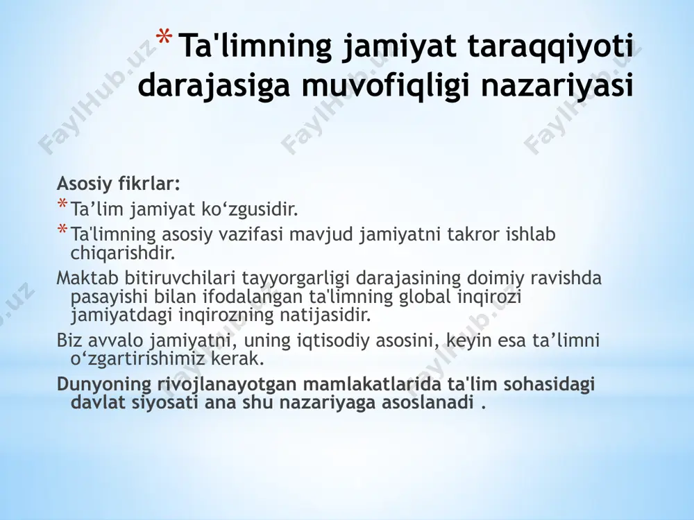 jahon mamlakatlari ta`lim taraqqiyotining ayrim masalalari - Page 5