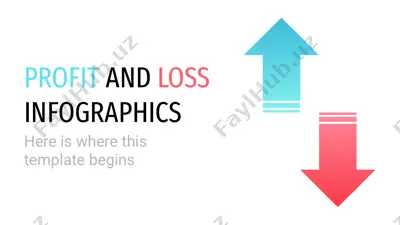 profit and loss infographics — PPTX
