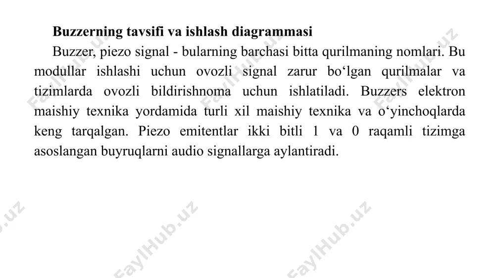 piezo bilantanishish datchigi (piezo balancing sensor) - Page 5
