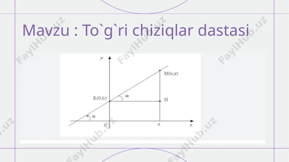 to'g'ri chiziqlar dastasi - Page 2