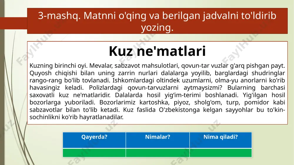 kuz ne'matlari - Page 3