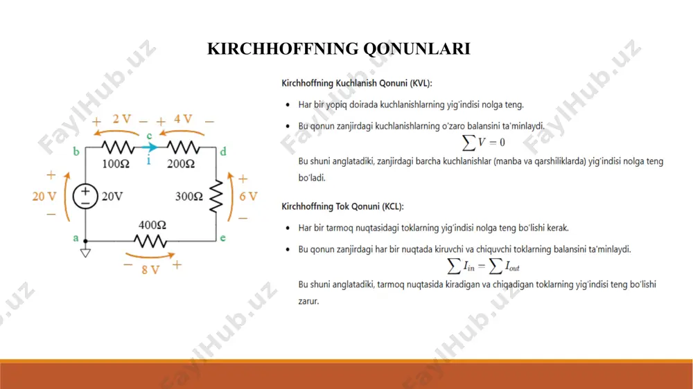 murakkab elektr zanjirlari va ularni hisoblash usullari - Page 4
