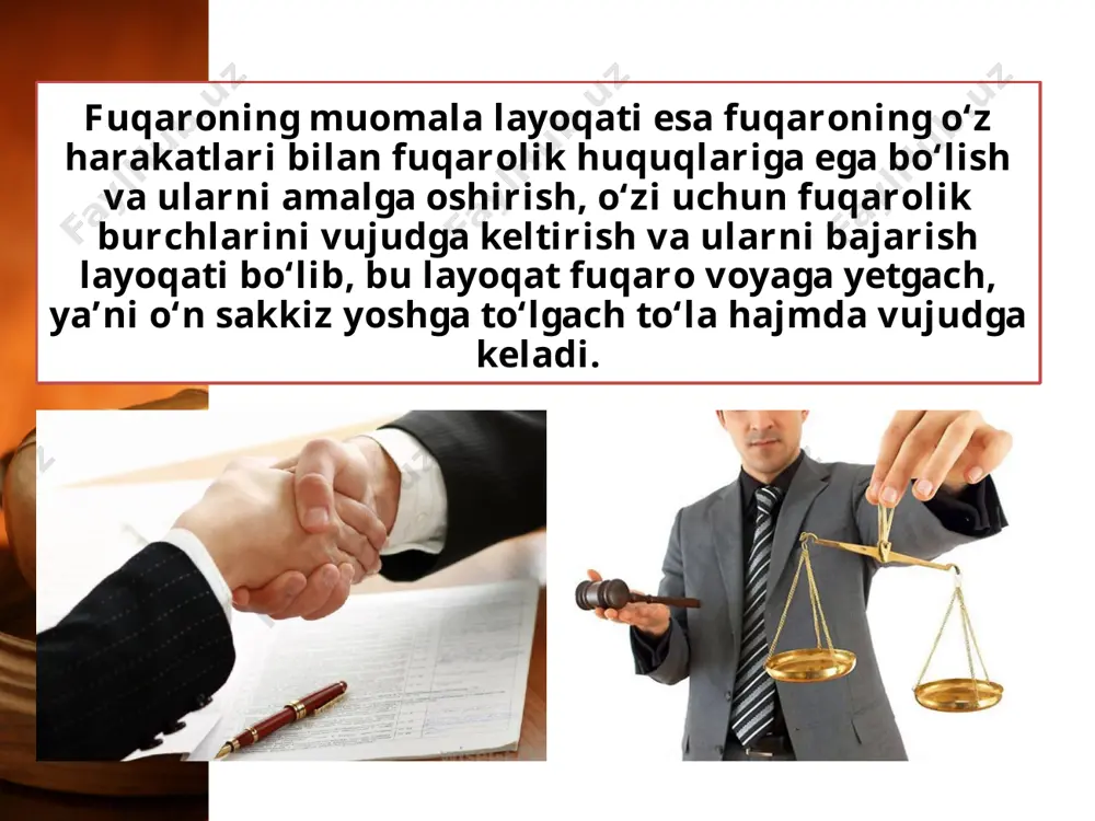 fuqarolik qonunchiligida voyaga yetmaganlarning huquqlari 8-sinf - Page 4