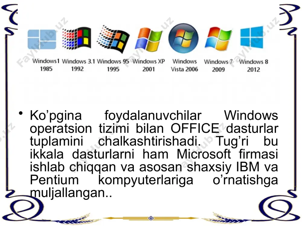 open office amaliy dasturlar paketi - Page 5