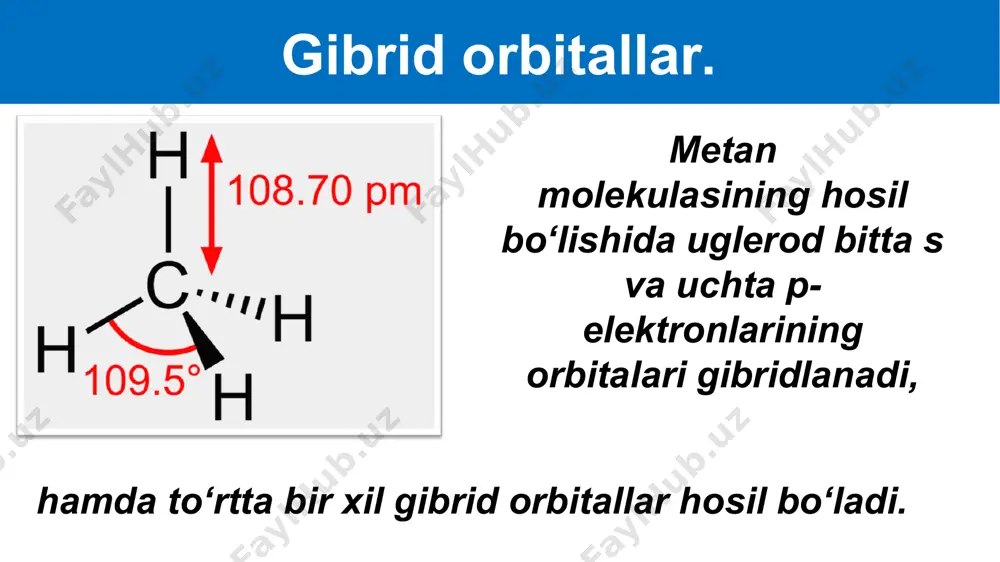 organik birikmalarda uglerod atomining gibridlanishi - Page 5