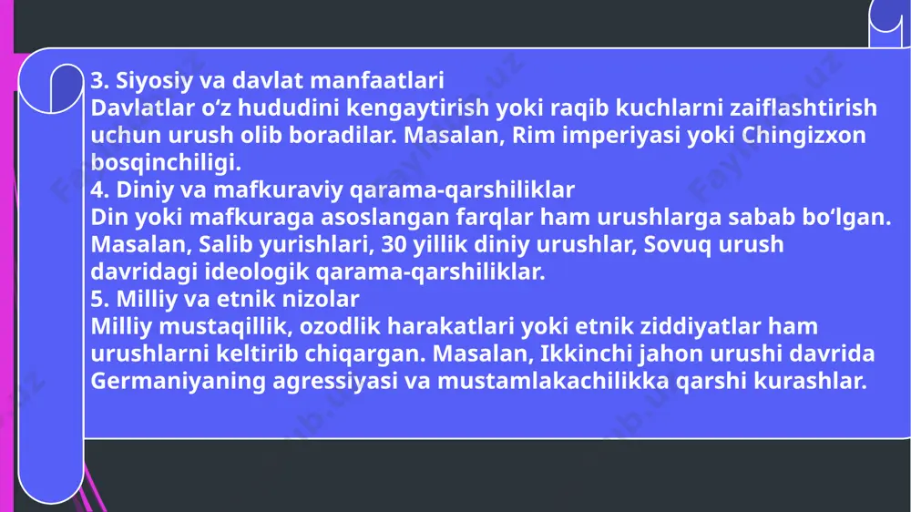 urushlarning kelib chiqishi - Page 4