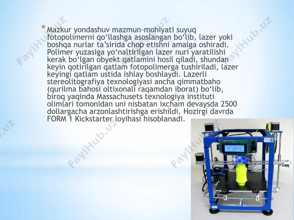3d printerlar va ular yordamida erishilgan yutuqlar - Page 5