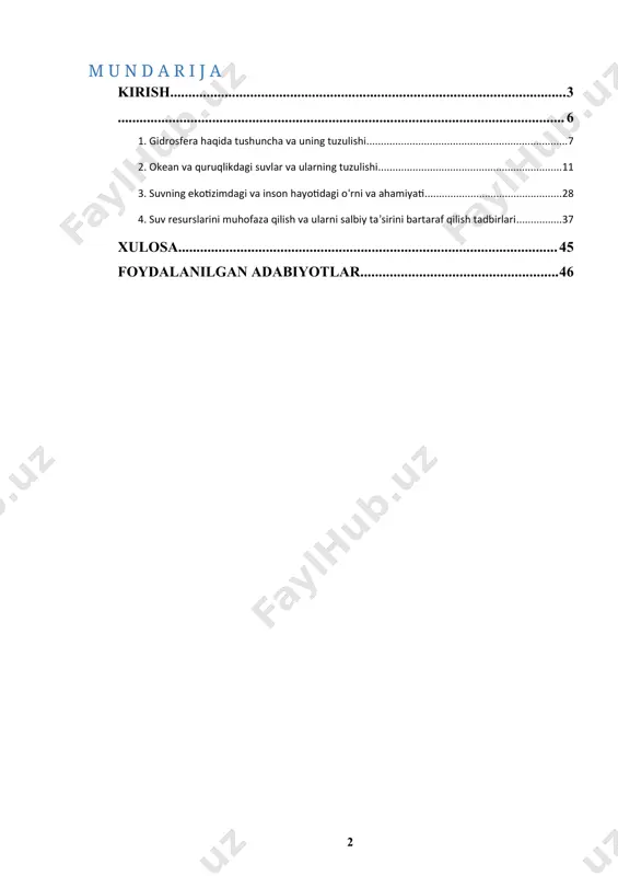 ichimlik suvidan foydalanish koeffitsiyenti doimo yuqorilab boryapti. bundan 40-50 yillar muqaddam toshkent shahrida suv isteʼmol qilish miqdori qariyb 5 barobar kam boʻlib, aholining ehtiyojini toʻla qondira olgan. xx asrning 60-yillari oʻrtalarida toshkent shahrining aholisi 1 mln. atrofida edi. lekin ishlatiladigan suv miqdori yuqorida taʼkidlanganidek, 5 barobar kam sarflanar edi. hozir esa toshkentning aholisi 3 mln. kishidan ziyod boʻlib, kuniga 2,5 mln. m. kub toza ichimlik suvi sarflanayotir. bmt bayonotiga koʻra, har bir kishining toza ichimlik suvga boʻlgan kundalik ehtiyojini 50 litr miqdorda belgilash maqsadga muvofiq ekan. bmt bergan maʼlumotlarga koʻra, yer yuzida 2000-yilda umumiy aholisi 2,1 mlrd. kishini tashkil etadigan 61 ta davlatda suv isteʼmoli bu meʼyordan kam boʻlgan. 2050-yilga kelib, jahon aholisining 45 foizi (yaʼni, 4,2 mlrd kishi) oʻz aholisini kuniga 50 litr suv bilan taʼminlay olmaydigan mamlakatda yashashiga toʻgʻri kelar ekan. toshkent shahrida toza ichimlik suviga boʻlgan ehtiyojning tobora ortib borish tendensiyasi aslida aholi sonining koʻpayishidan emas, balki, …