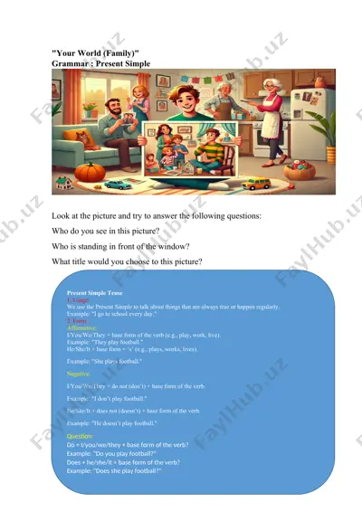 your world (family) — DOCX