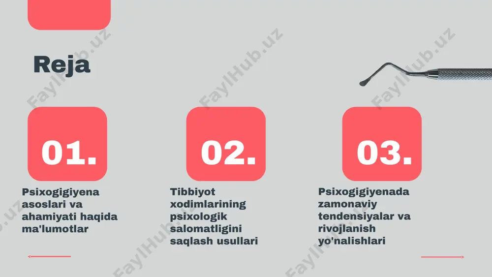 asosiy usullar: jismoniy faoliyat, meditatsiya, stressni boshqarish texnikalari va psixologik maslahatlar. - ushbu usullarni qo'llash, tibbiyot xodimlarining ruhiy salomatligini mustahkamlash, ishga bo'lgan motivatsiyasini oshirish va kasbiy muvaffaqiyatga erishish imkoniyatini yaratadi. tibbiyot xodimlarining psixologik salomatligini saqlash usullari stressni boshqarish strategiyalari stressni kamaytirish uchun nafas olish mashqlari, meditatsiya va mindfulness amaliyotlari va jismoniy faoliyat muhim ahamiyatga ega. bu usullar psixologik salomatlikni saqlashda yordam beradi. nafas olish mashqlari stressni kamaytirishga yordam beradi, meditatsiya va mindfulness esa ongni tinchlantiradi. jismoniy faoliyat stressni pasaytiradi va umumiy salomatlikni yaxshilaydi. nafas olish meditatsiya va jismoniy faoliyat jamoaviy qo'llab-quvvatlash va resurslar tibbiyot xodimlari uchun jamoaviy qo'llab-quvvatlash muhim ahamiyatga ega. ular bir-birlarini qo'llab-quvvatlab, stressni kamaytirish va psixologik salomatlikni yaxshilashga yordam beradi. jamoa ichidagi aloqalarni rivojlantirish, hamkorlikni kuchaytiradi va umumiy ish muhitini yaxshilaydi. mavjud resurslar, jumladan, yordam ko'rsatish markazlari va psixologik maslahatlar, tibbiyot xodimlarining farovonligini oshirishda muhim rol o'ynaydi. bu resurslar tibbiyot xodimlariga professional yordam va psixologik qo'llab-quvvatlashni ta'minlaydi. zamonaviy …