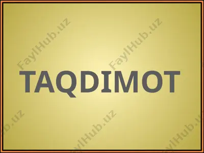 muloqot va uning amalga oshirish vositalari — PPTX