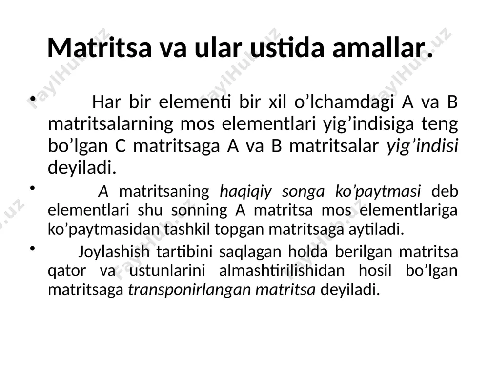 amaliy matematika i (chiziqli algebra) - Page 5