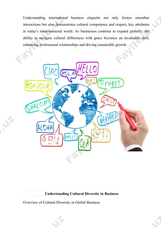 ues accurately is crucial for effective cross-cultural communication. building trust and rapport in cross-cultural negotiations trust-building strategies: trust is essential for successful negotiations. building trust across cultures may require investing time in relationship-building activities, demonstrating reliability, and showing respect for cultural norms and values. rapport development: establishing rapport involves creating a positive connection with counterparts through shared interests, empathy, active listening, and demonstrating genuine interest in their perspective. overcoming language barriers and misinterpretations language proficiency: language barriers can hinder effective communication in international business. investing in language training or hiring interpreters/translators can help bridge the gap and ensure clear communication. clarification and confirmation: to avoid misunderstandings, it's important to clarify information, ask questions, and confirm understanding during conversations and negotiations. cultural sensitivity: being aware of cultural differences in language use, including idioms, humor, and taboo topics, can help prevent unintended offense or misinterpretation . case study: successful communication strategies in …