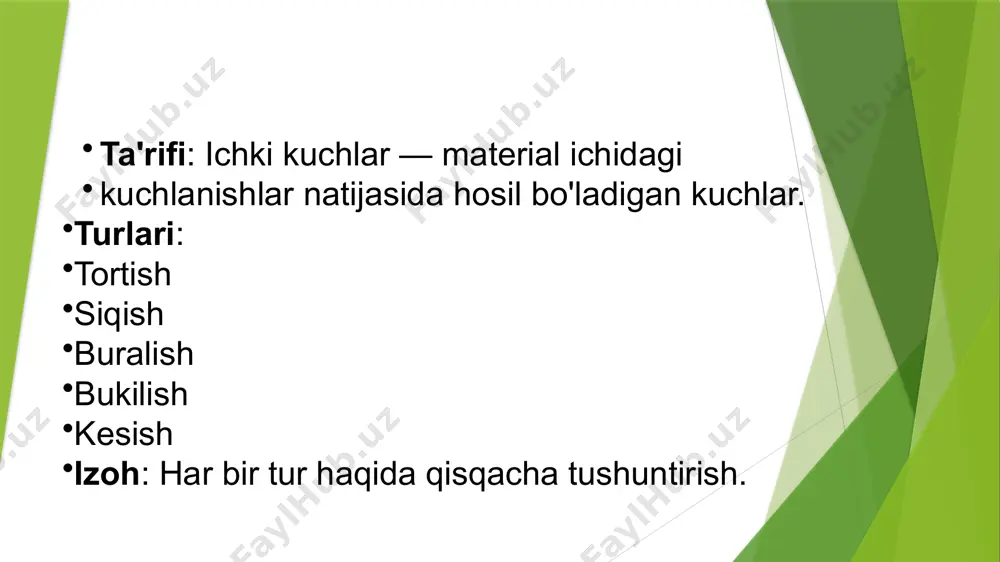 ichki kuchlar va kesish usuli - Page 3