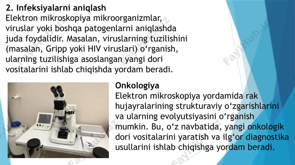 elektron mikroskopia tibbiyotdagi ahamiyati - Page 5