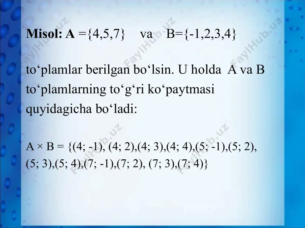 to`plamlarning dekart ko’paytmasi - Page 4