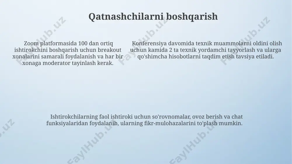 zoom platformada konferensiya tashkil qilish - Page 5