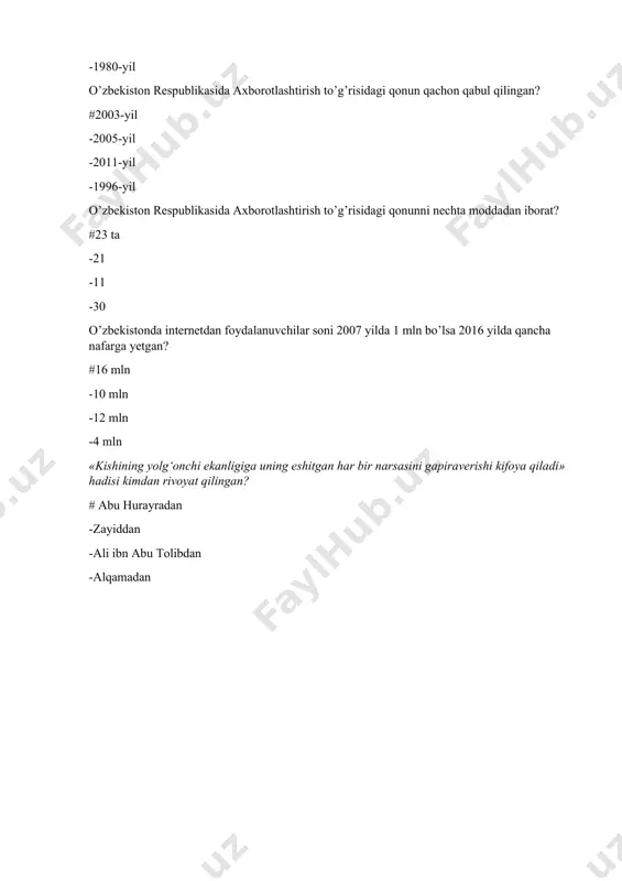 kiber makonda diniy e`tiqod targ`iboti - Page 2