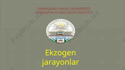 ekzogen jarayonlar — PPTX