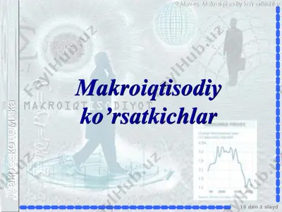 makroiqtisodiy ko’rsatkichlar — PPT