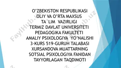 oilaviy mojarolar va ularning sabablari — PPTX