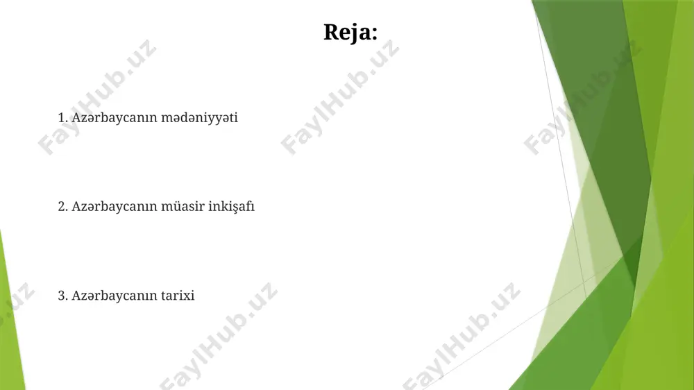 hohlar davlati ta’siri kuchaygan, va bu davrda maragʻa kabi shaharlar muhim madaniy va ilmiy markazlarga aylandi. qobuston milliy parkidagi qadimiy petroqliflarda 40 ming yildan ortiq tarixga ega boʻlgan 6000 dan ortiq rasmlar saqlangan, ular ibtidoiy odamlarning hayot tarzi haqida ma’lumot beradi. tabiat boyliklari ozarbayjonning 90% dan ortiq hududi qafqoz togʻlari bilan qoplanib, bu yerda 4000 dan ortiq oʻsimlik turi, jumladan, endemik naʼmatak va yongʻoq turlari mavjud. xəzər dənizining sahil boʻyida 200 dan ortiq qush turi, shu jumladan, noyob flamingo va pelikanlar yashaydi, bu esa ozarbayjonning biologik xilma-xilligini namoyish etadi. arxitektura va san'at şəkinin xan sarayı, xviii əsrdə inşa edilmiş, unikal memarlıq üslubunda olan, 45 otaqdan ibarət mürəkkəb bir kompleksdir və şəki şəhərinin simvoludur. bakıda, i̇çərişəhər tarixi mərkəzində 12-ci əsrdən qalmış, qız qalası kimi 28 metr hündürlüyündə müdafiə qurğuları və 15 əsr əvvəlki memarlıq nümunələri mövcuddur. ozarbayjonning adabiyoti 20-asrda, boku shahrida yuzlab adabiy jurnallar va nashriyotlar faoliyat ko'rsatib, ozarbayjon adabiyoti dunyo …
