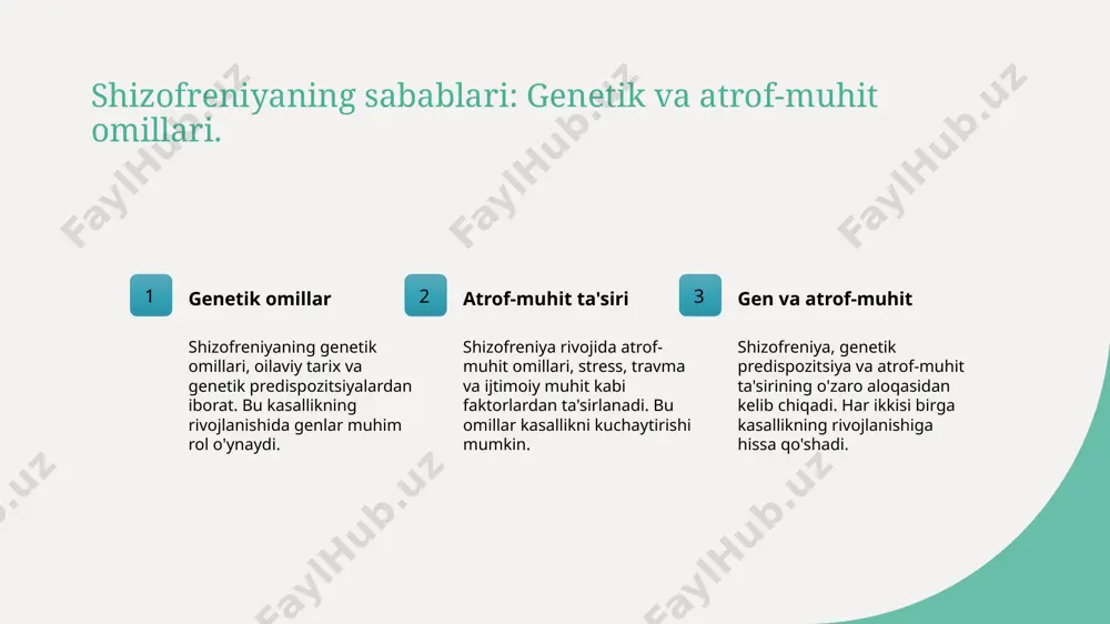 shizofreniya kasalligining genetik aspektlari - Page 5