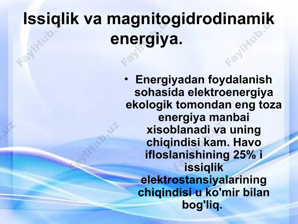 energiyaning asosiy manbalari - Page 5