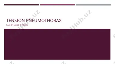 tension pneumothorax — PPTX