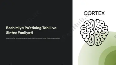 bosh miya po'stining tahlil va sintez faoliyati — PDF