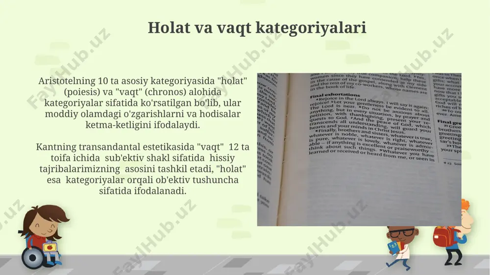 arestotel, farobiy va kant ontologiyasida kategoriyalarning tasnifi - Page 5