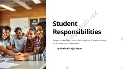 student responsibilities — PPTX