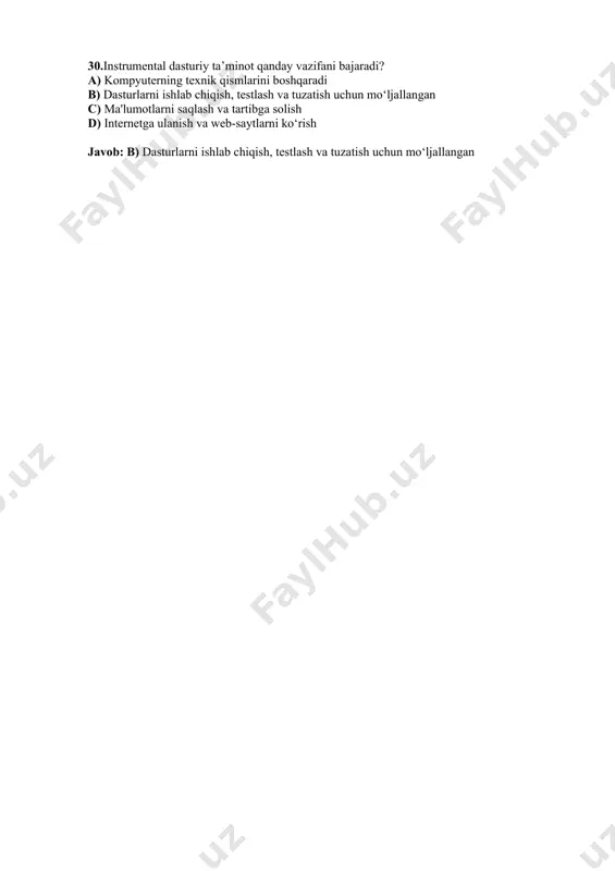 dasturiy ta'minotni ishlab chiqish bosqichlari - Page 5