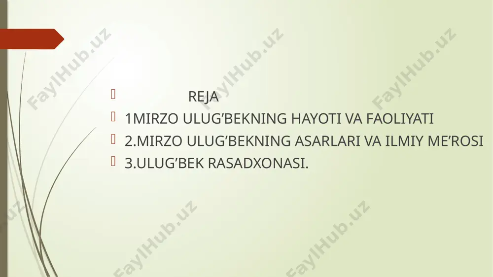i ham bu madrasalarning har birida haftada bir marotaba maʼruza oʻqigan. boshqa vaqtini koʻproq astronomik kuzatishlarga, “zij” ustida ishlashga va davlat ishlariga bagʻishlagan. yaqin yillargacha u faqat astronom va matematik deb hisoblanardi. lekin xx asr oxirida uning ijodi serqirra oʻlib, u tarix, sheʼriyat va musiqa bobida ham qalam tebratgani aniqlandi. ulugʻbek sheʼrlar ham yozgan. ulugʻbekning ulkan globusi va 50 metrli quyosh soati boʻlgan xv asrda samarqanddagi mirzo ulugʻbek qurdirgan rasadxonada kattagina globus boʻlgan. unda iqlimlarning chegaralari, togʻlar, choʻllar, dengizlar va daryolar koʻrsatilgan. binobarin, dunyodagi ikkinchi globusni samarqand astronomlari yasashgan.ulugʻbekning oʻlimidan keyin u mutaassiblar tomonidan yoʻqotilgan.tarixiy manbalarning guvohlik berishicha, ulugʻbek samarqandda balandligi 50 metrli quyosh soati yasagan.ushbu noyob soat ham saqlanib qolmagan. ulugʻbekning dastxati bizgacha yetib kelgan oʻzbekiston fanlar akademiyasi sharqshunoslik instituti qoʻlyozmalar fondida mirzo ulugʻbekning samarqandlik xattot azizullo tomonidan nasx xatida taxminan 1439-yilda, ulugʻbek 45 yoshda boʻlganida koʻchirilgan “ziji koʻragoniy”si saqlanmoqda. qoʻlyozma sahifalarida ulugʻbekning tuzatishlari ham bor. ushbu tuzatishlar uning …