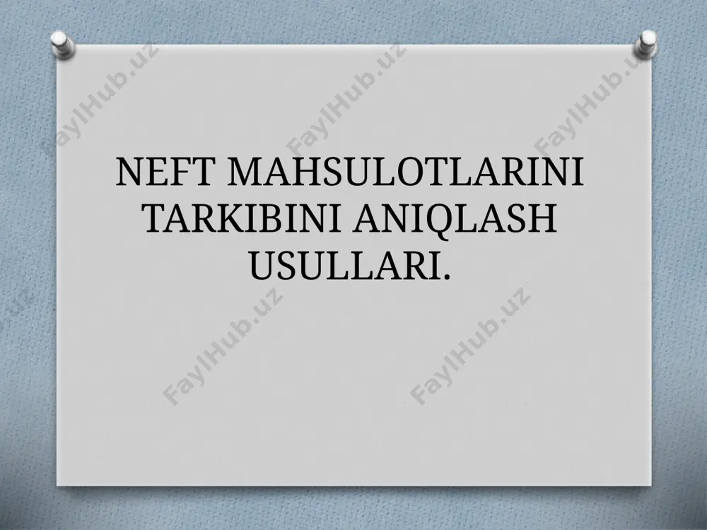 neft va gaz kimyosi. neft mahsulotlarini tarkibini aniqlash usullari - Page 2