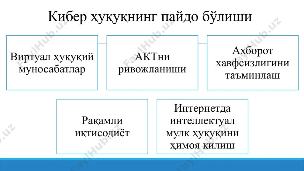 kelajakdagi muammolar va kiber huquq - Page 3