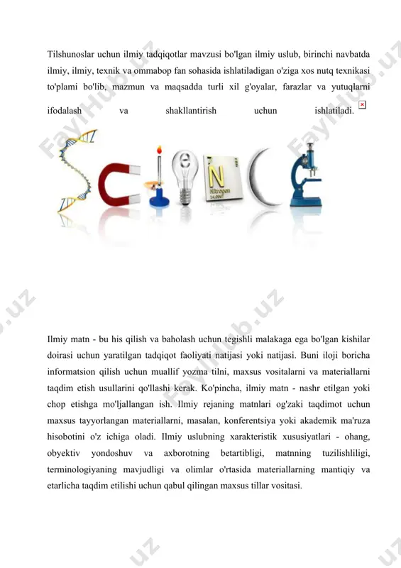 qichda quyidagilarni bajarish zarur: • axborotlarni to’plash (o’qish, kuzatish, suhbatlashish, so’rovnoma o’tkazish va hokazo); • siz ushbu mavzu bo’yicha aytishingiz mumkin bo’lgan masalaga doir g’oyalarni to’plash va tahlil etish; • bu haqda qanday qilib yaxshiroq yozish mumkinligi haqida bosh qotirish (klaster, konseptual sxema va boshqalarning qurilishi). 1-bosqich ishning qoralama nusxasi – variantini tuzish bu bosqichda quyidagilarni bajarish zarur: • qoralamalarda yozish; • faqat o’zining g’oyalariga e’tibor qilish, hozircha shakl va orfografiya, bayon qilish qoidalari haqida bosh qotirmaslik; • orada qator qoldirib yozish: tuzatish paytida yangi matnni yozish uchun joy qoladi. 2-bosqich tuzatish bu qoralama variantni yaxshilash bosqichi. u qoralamaga qaydlar qilish, tuzatishlarni kiritishdan iborat bo’ladi. bunda siz qoralamaning tuzatish kiritish kerak bo’ladigan joylarini belgilash uchun ko’rsatkichlardan foydalanishingiz, qo’shimcha varaqchalar qistirish va boshqa usullardan foydalanishingiz kerak bo’ladi. tuzatish paytida o’zingizga quyidagi savollarni berishingiz kerak: • matnning butun mazmuni bosh mavzuga tegishlimi? • unda qo’shimcha axborot talab etiladigan joylar yo’qmi? • asosiy …