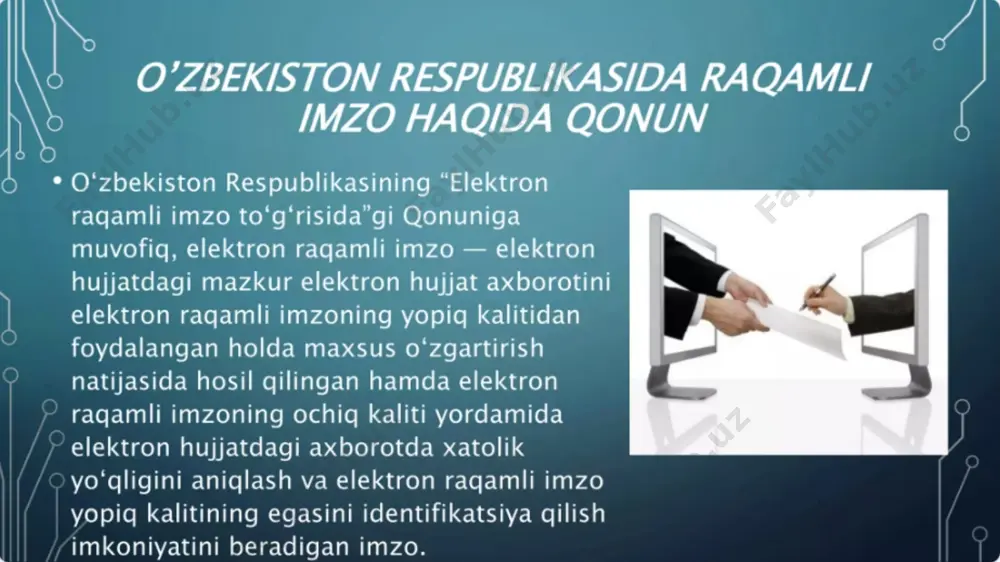 elektron raqamli imzo - Page 5
