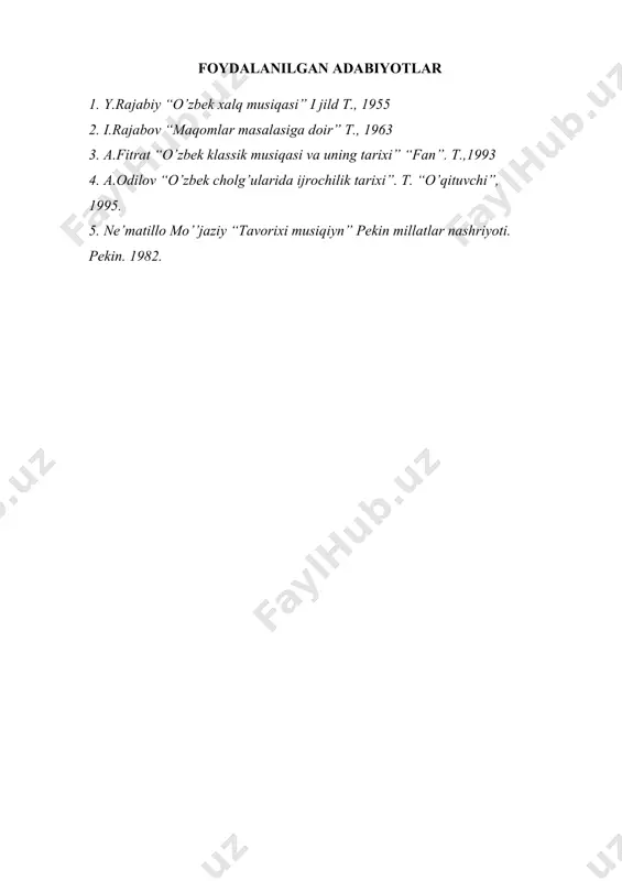 amaliy ijrochilik mashg’ulotlari. asarni fortepiano jo`rligida ijro etish - Page 4