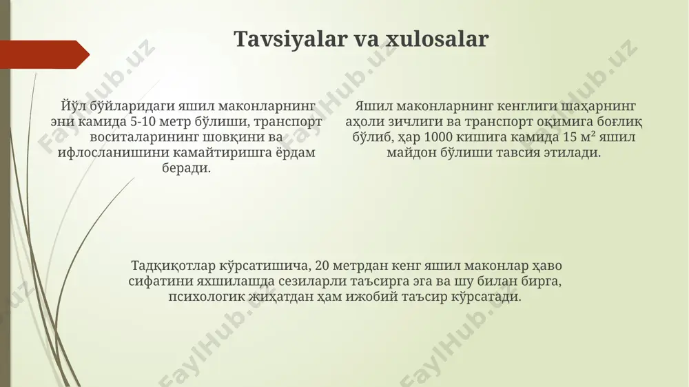 yashil maydonlar kengligini aniqlashni o'rganish - Page 4