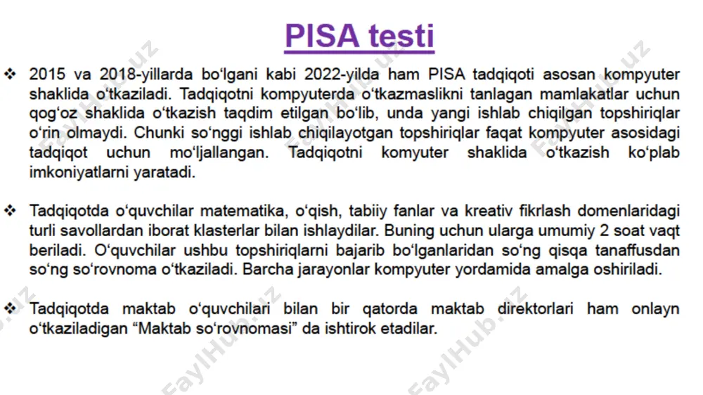 pisa (programme for international student assessment) - Page 5