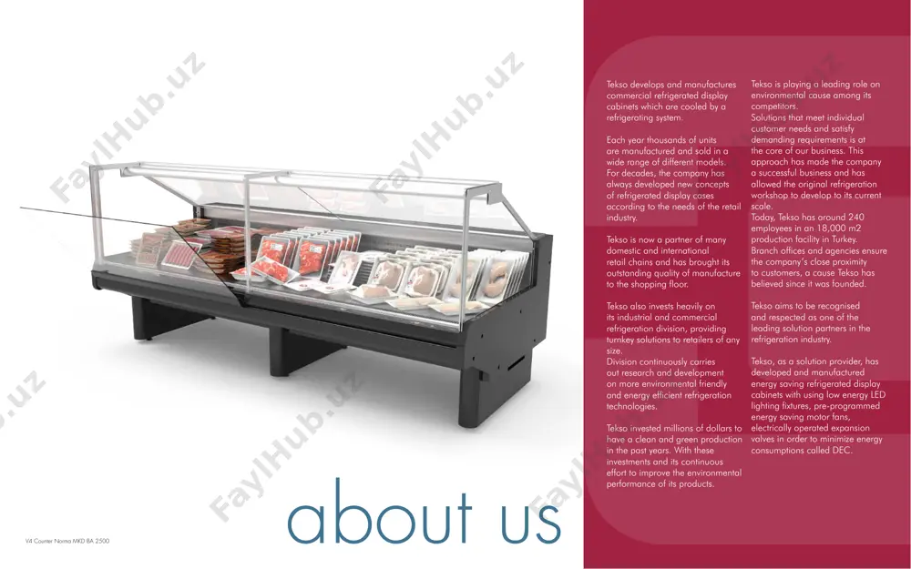 nsumptions called dec. v4 counter norma mkd ba 2500 33 simply beautiful the cabinet surfaces that require cleaning are easy to reach and detachable. the seamless transitions and easy to install structure while improving the looks, tekso is implementing all the recent innovation for energy efficiency of the display cases. with the improved insulation character, the use of energy efficient components and an innonative air flow system, the tekso counter line offers a long term commitment to your stores. 44 functional and beautiful the reengineered forth generation tekso serve-over line are full of performance and practicality. apart from the high-end production technologies behind, the advanced air flow method delivers a much better performance and efficiency. the wide and clear visibility of the products is the heart of the design discipline for tekso counters. with a wide range of sophisticated accessories, the norma line is better than ever. practicality in details …