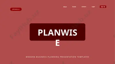 modern business planning presentation templates — PPTX